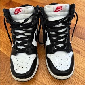 Nike Black and White pandas High-Top Sneakers